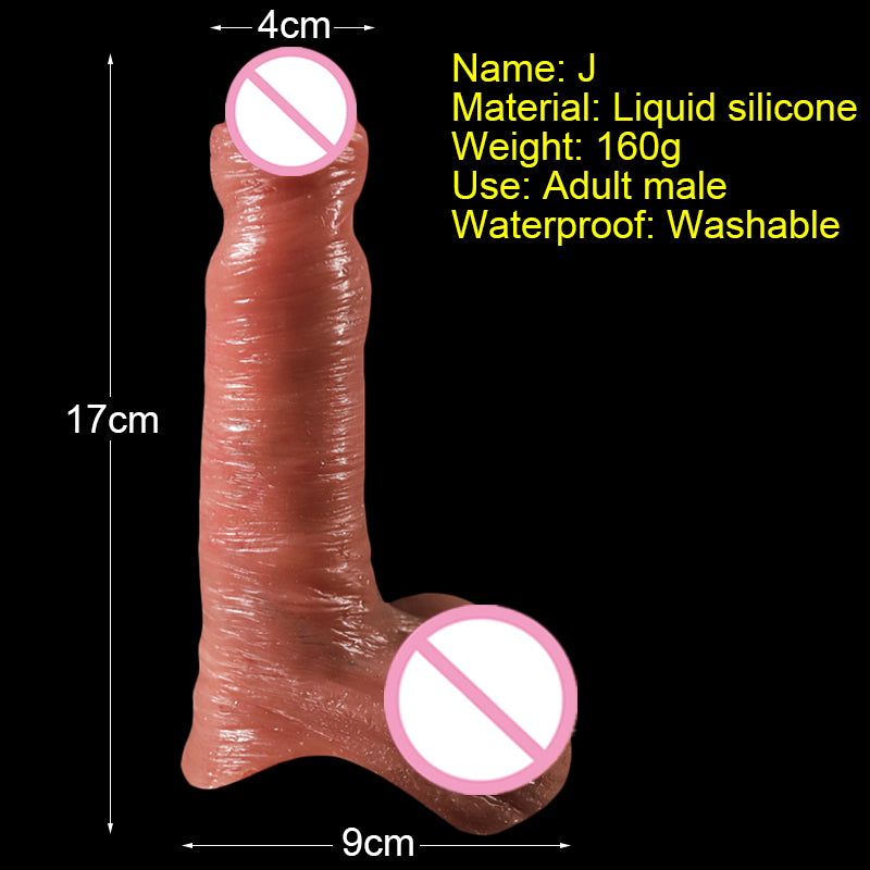 Male Penis Sleeve Sex toys Cock Extender Reusable Condoms Delay Ejaculation Penis Enlargement Silicone Sex Toy For Men Sex Shop