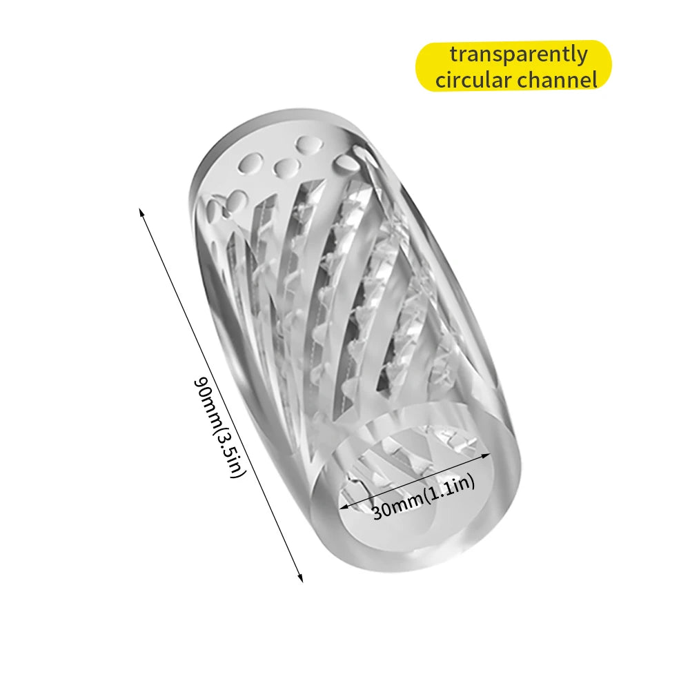 Cock Training Penis Sleeve Sex Toy for Men Male Masturbator Cup Glans Trainer Delay Exercise Sex Shop Soft TPE