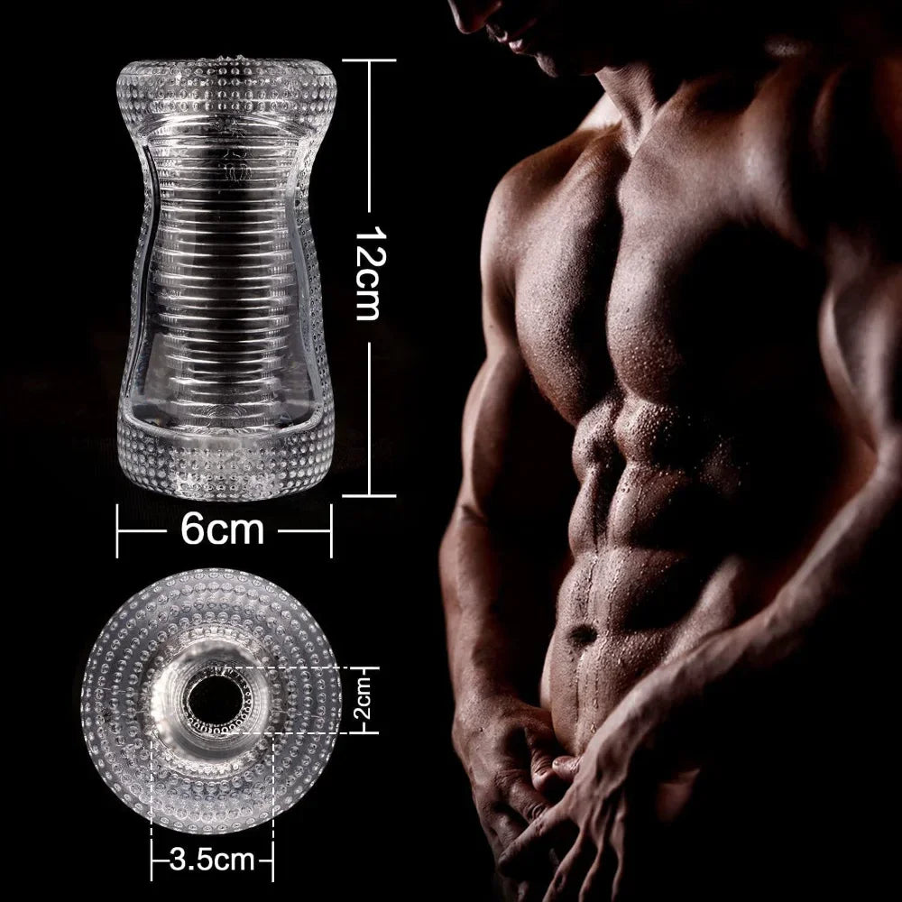 Sex Toys for Men Portable Male Masturbator Cup Glans Endurance Exercise Artificial Vagina Pussy Masturbstor for Men Sexmachine