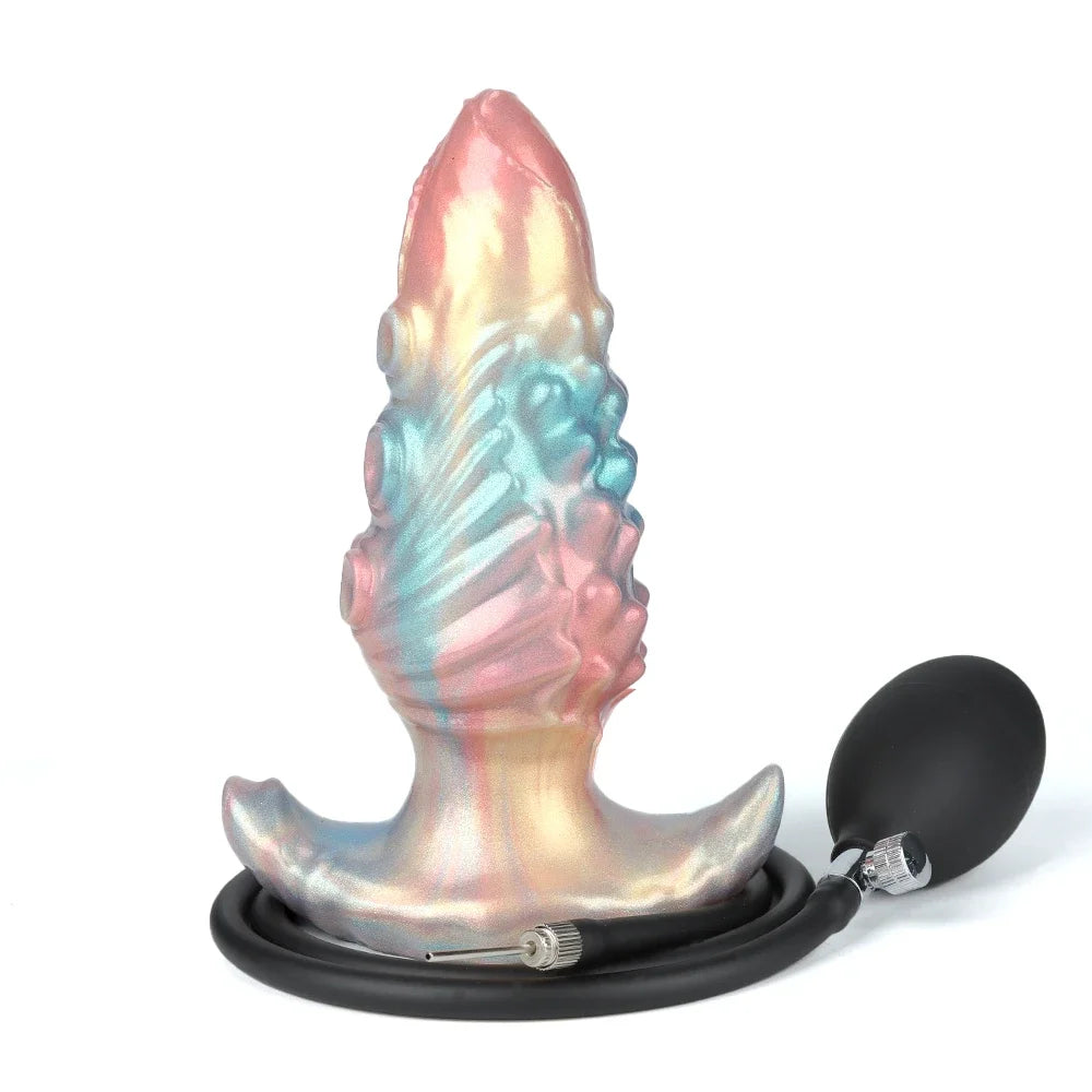 Dog Knot anal Dildos inflatable Buttplug max 11cm huge anal dilation plug sex toys for women men BDSM G-Spot Prostate Massage