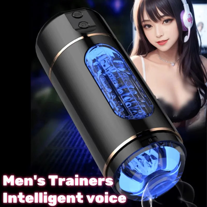 Electric Male Masturbator Cup Sex Toy for Men Blowjob Sex Machines Pocket Vagina Pussy Glans Trainner Adult Sex Toys for Men