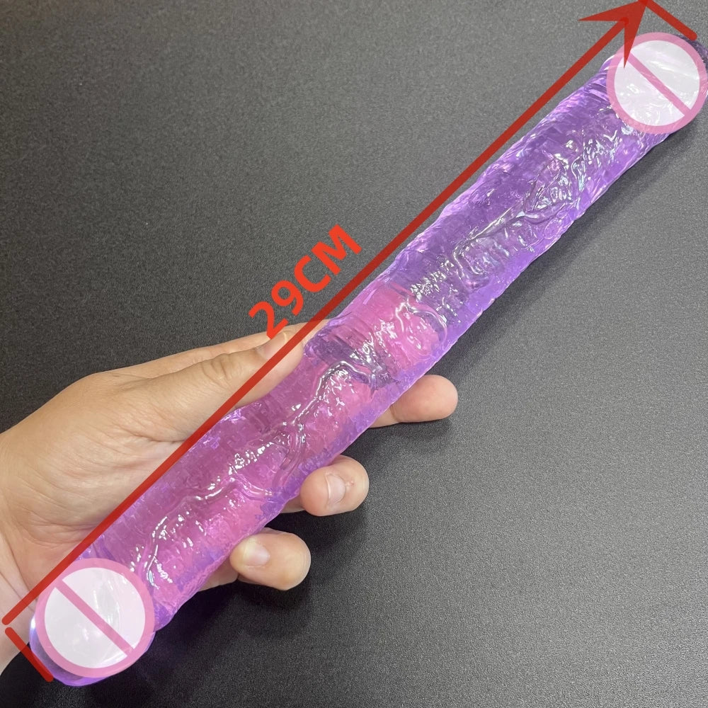 Double Dildo Realistic Penis Lesbian Couple Toys  double penetration Sex Toys for Woman Anal Vigina Adult Sex Products