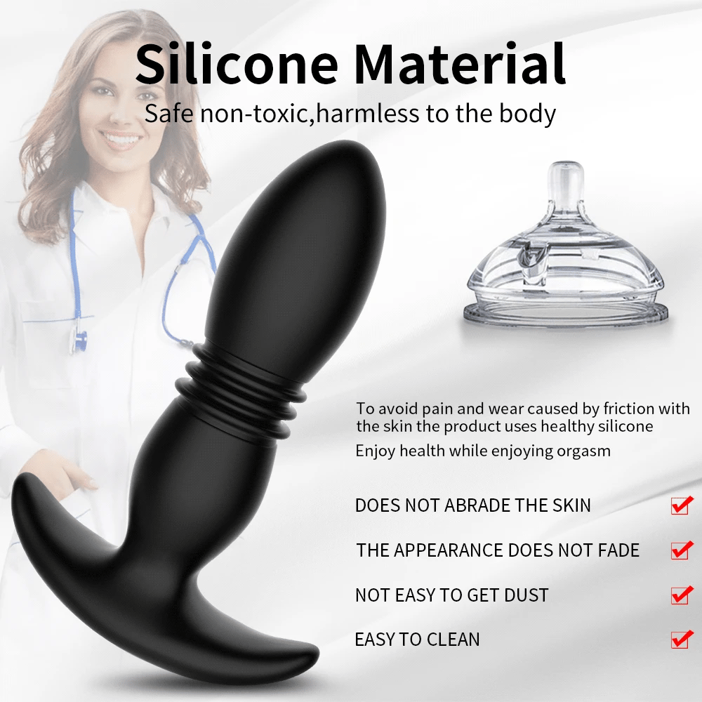 Sex Tooys for Men Vibrator Thrusting Speed Butt Stimulator Plug for Male Women Advanced Player Adult Prostate Massager Sex Toy