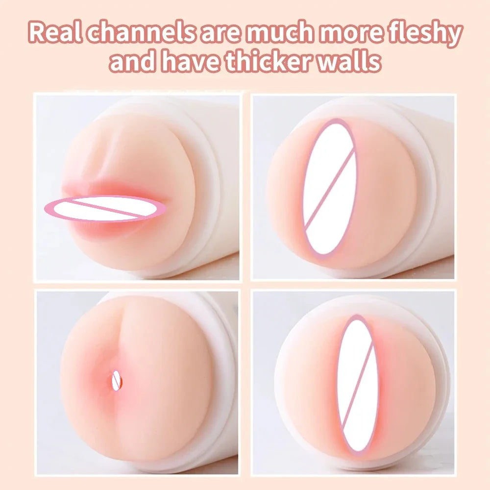 Sexy Sex Toy for Men Realistic Adult Product Male Masturbation Cup Artificial Vagina 3D Manual Pocket Pussy Men’s Masturbator