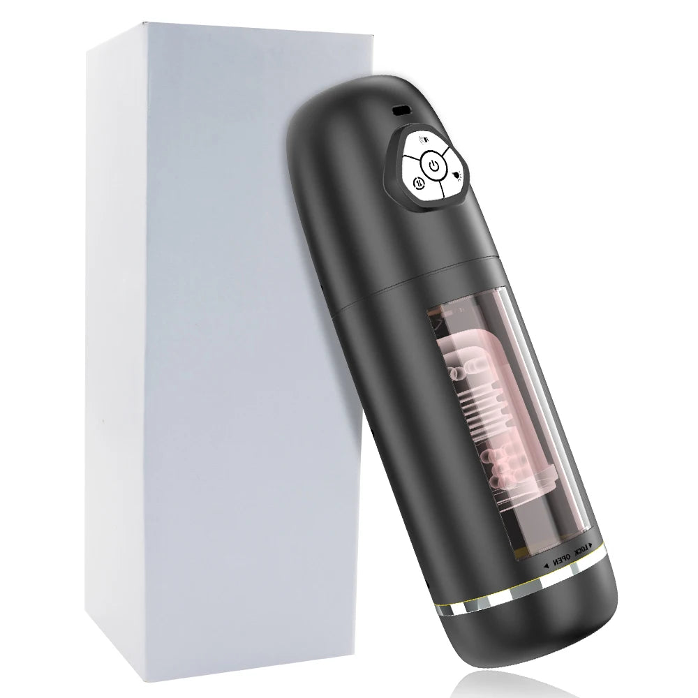 Sex Toys for Men Male Masturbator Automatic Masturbators Cup with 10 Thrusting &Rotating Penis Stimulation Electric Male Stroker