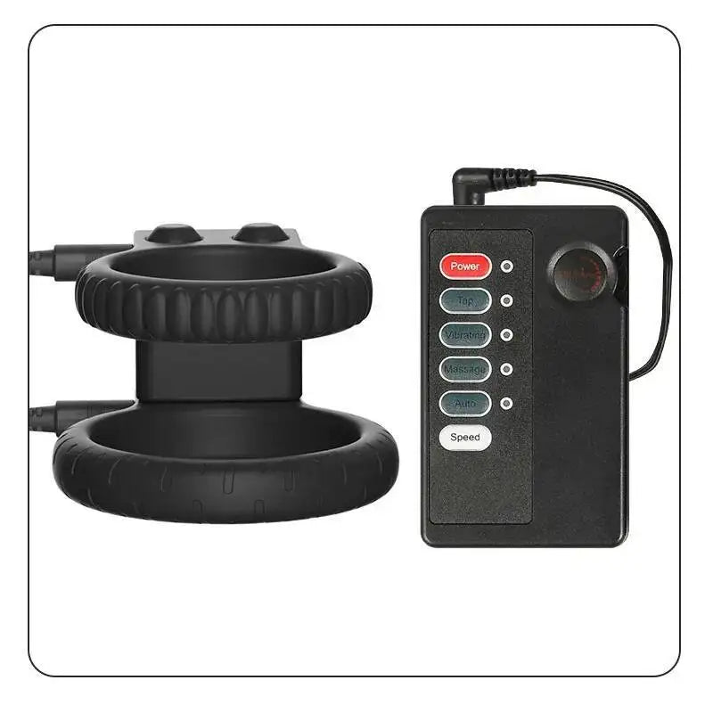 Electric Shock Penis Ring Sex Toy For Men Electro Stimulation Device Delay Ejaculation Bdsm Couple Play Enhancer Adult Gadget