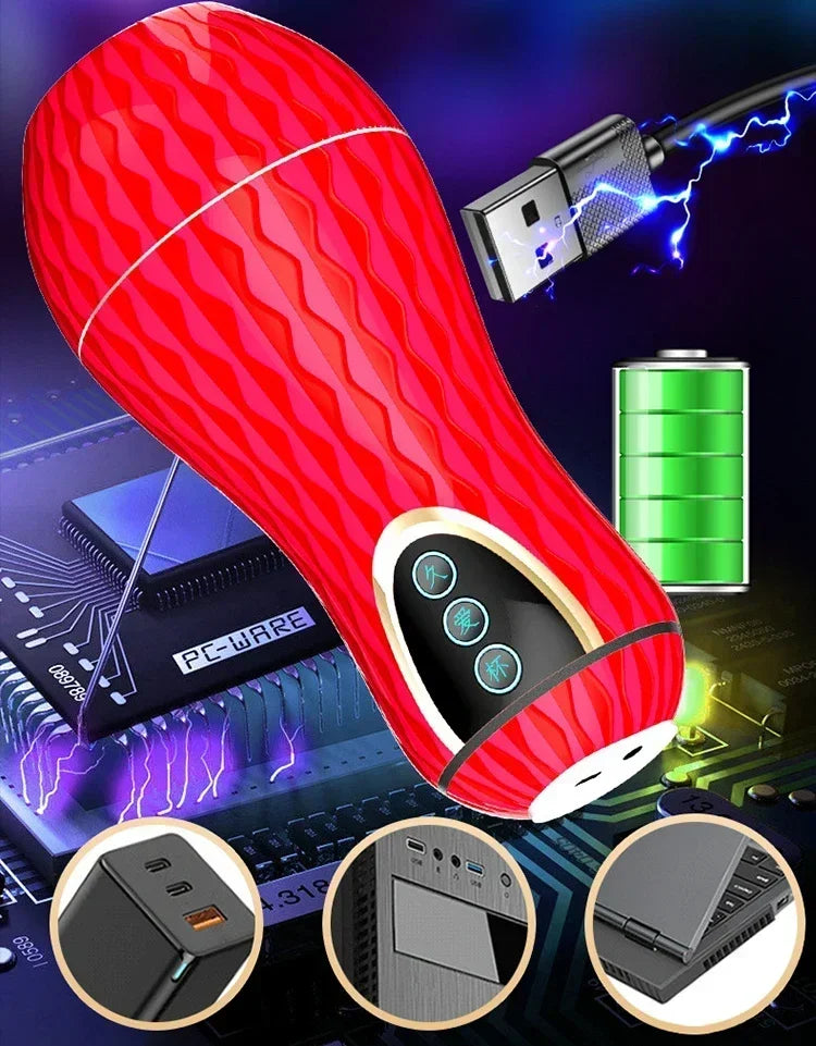 Men Prostate Massage Sex Toy for Men 5D Soft Silicone Simulated Real Vagina Masturbator Cup Adult Sexy Sex Toys