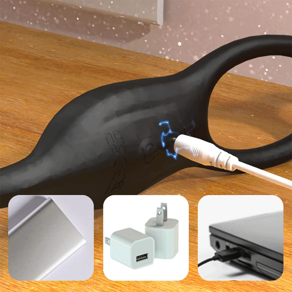 Male Thrusting Prostate Massager Vibrator for Men Gay Anal Plug Delay Ejaculation Wireless Remote Butt Plug Sex Toy for Couples