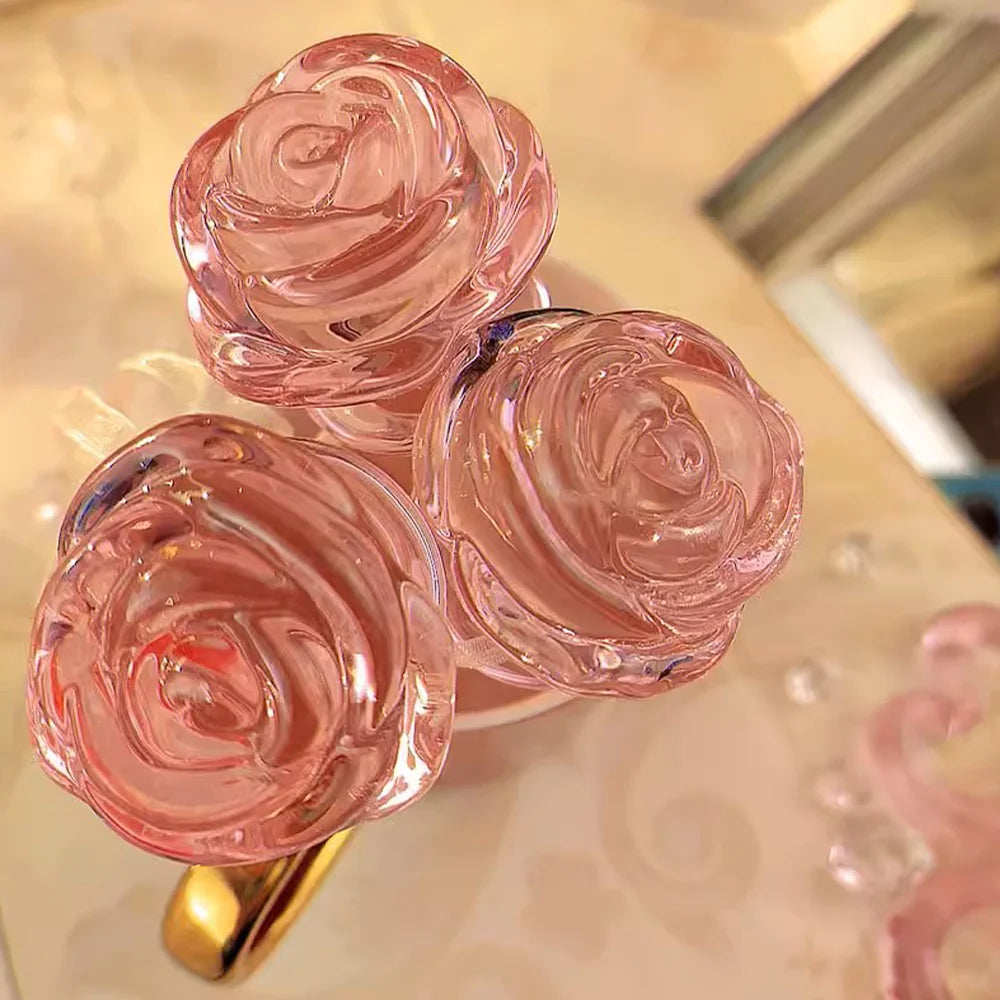 Sex Toy for Women Glass Anal Dildos Long Anal Plug Pink Glass Butt Plug Smooth But Plug Women Masturbation Dildos Female Sex Toy