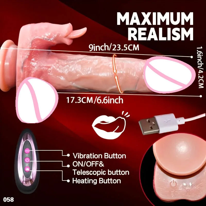 Vibrator Dildos Realistic Big Long Dildo Adult Supplies Huge Dick 18 for Girls Sex Toy Penis Sexyshop Rubber Dilddo For Women's