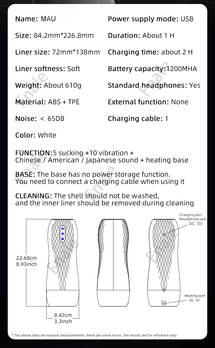 Sex Toy Automatic Sucking Male Masturbator Cup Vibration Blowjob Machine Heating Masturbation Adult for Men Masturbate Supplies