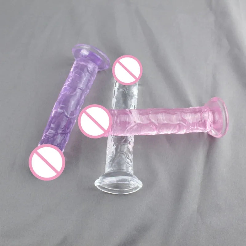 Dildos Sex Toys Dick Cheap Soft Female Vagina Clitoris Anal Masturbators Penis with Suction Cup 5 Colors Consolador Dildo Gode