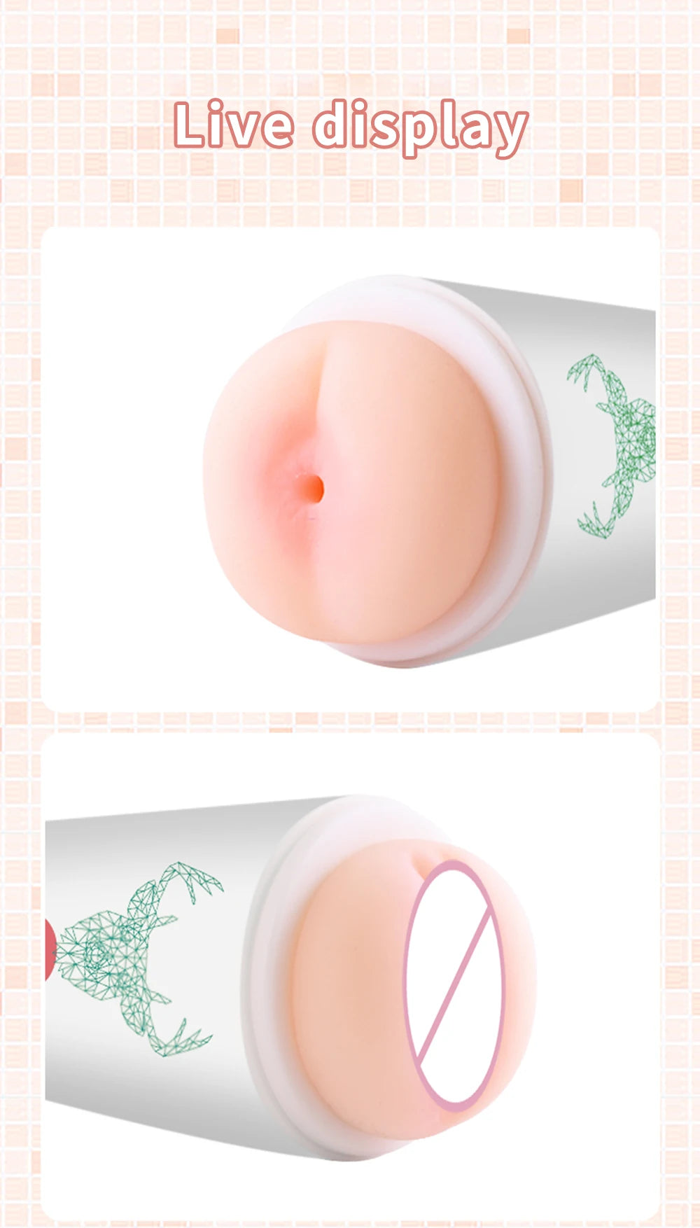 Sexy Sex Toy for Men Realistic Adult Product Male Masturbation Cup Artificial Vagina 3D Manual Pocket Pussy Men’s Masturbator