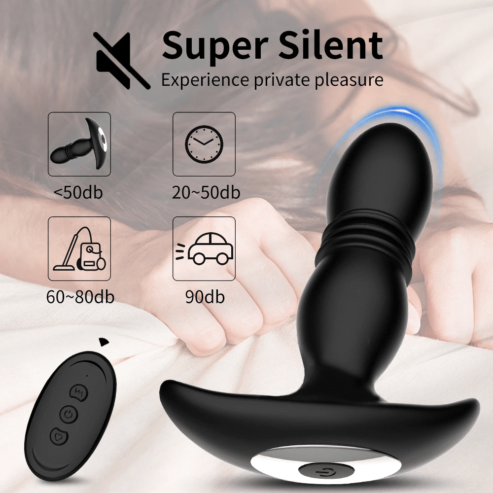 Sex Tooys for Men Vibrator Thrusting Speed Butt Stimulator Plug for Male Women Advanced Player Adult Prostate Massager Sex Toy