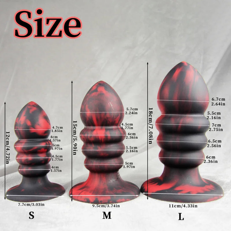 Huge Butt Plug Big Anal Plug Sex Toy For Women/Men Prostate Massage Vagina Dilator Erotic Dildos Adult Sex Toys Couple Games