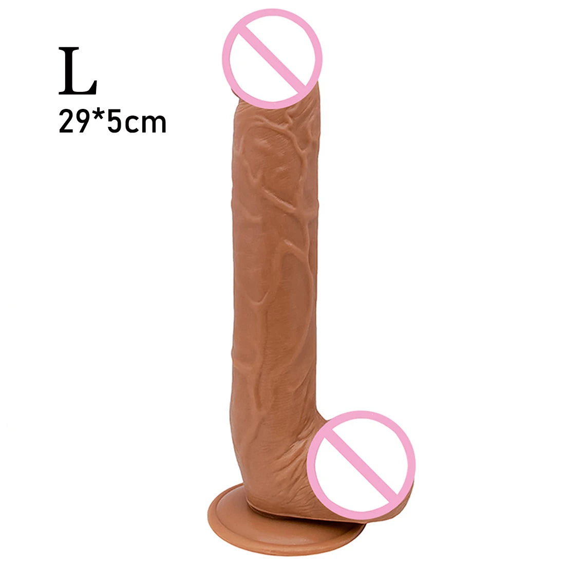 Oversized Realistic Dildos with Suction Cup Soft Skin Feeling Huge Penis Erotic Long Phallus Anal Plug Dick Sex Toys for Women