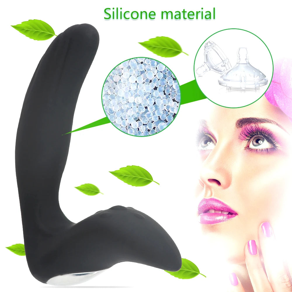 Male Prostate Massage Dildo Vibrator Anal Plug Silicone Waterproof Prostate Stimulator Butt Plug Sex Toy For Men Adult Sex Toys