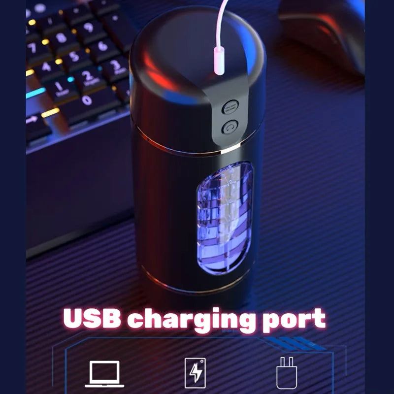 Electric Male Masturbator Cup Sex Toy for Men Blowjob Sex Machines Pocket Vagina Pussy Glans Trainner Adult Sex Toys for Men