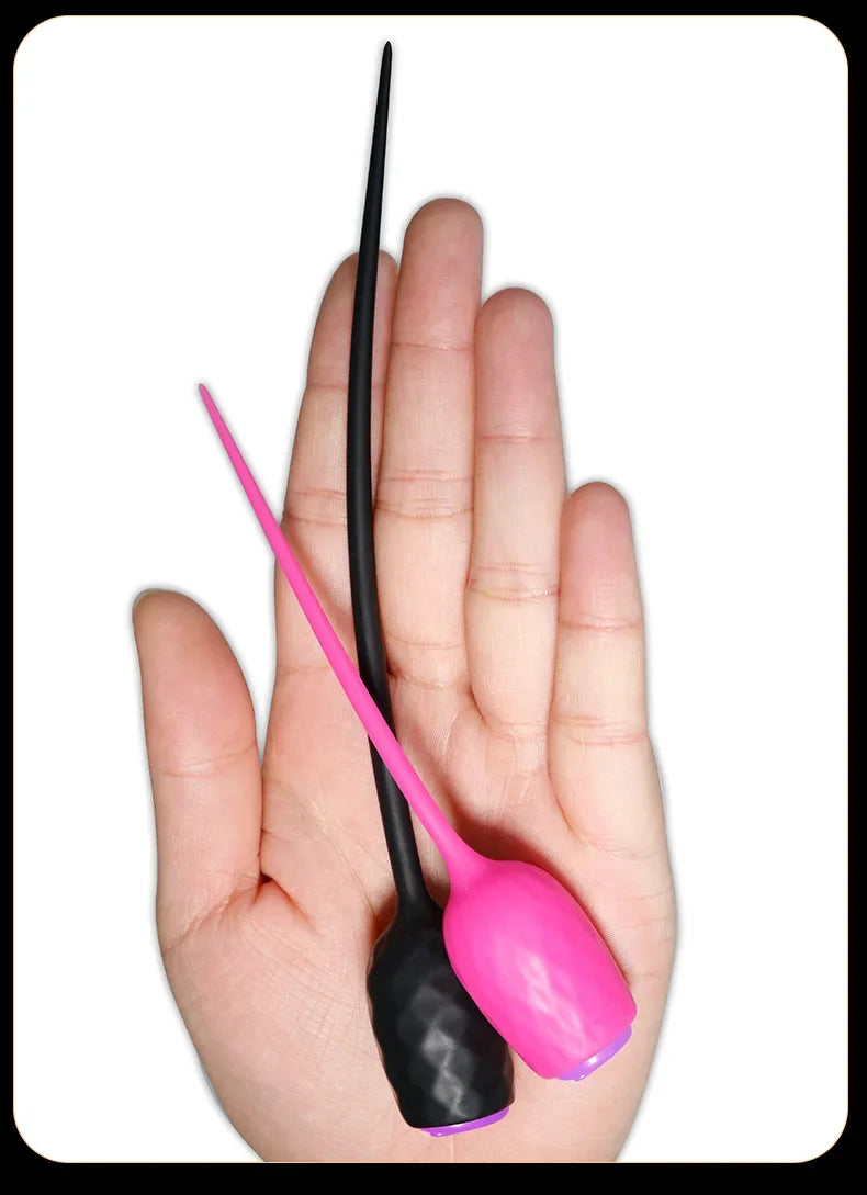 Urethral Sounding Vibrator Prostate Massager Penis Plug Urethra Dilators Stimulation BDSM Sex Toys For Men Gay Male Masturbator