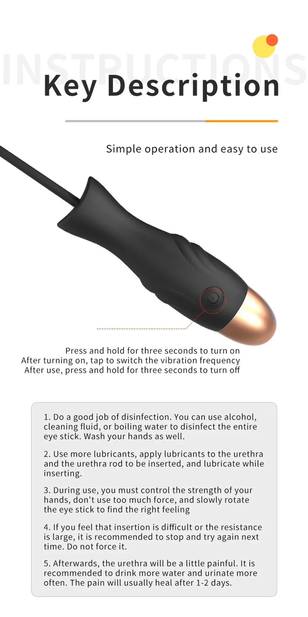 Sex Toys Adults 18 Erotic Urethral Sounds Dilator Vibrators for Men Penis Plug Catheter Medical Delay Exerciser Mle Masturbator