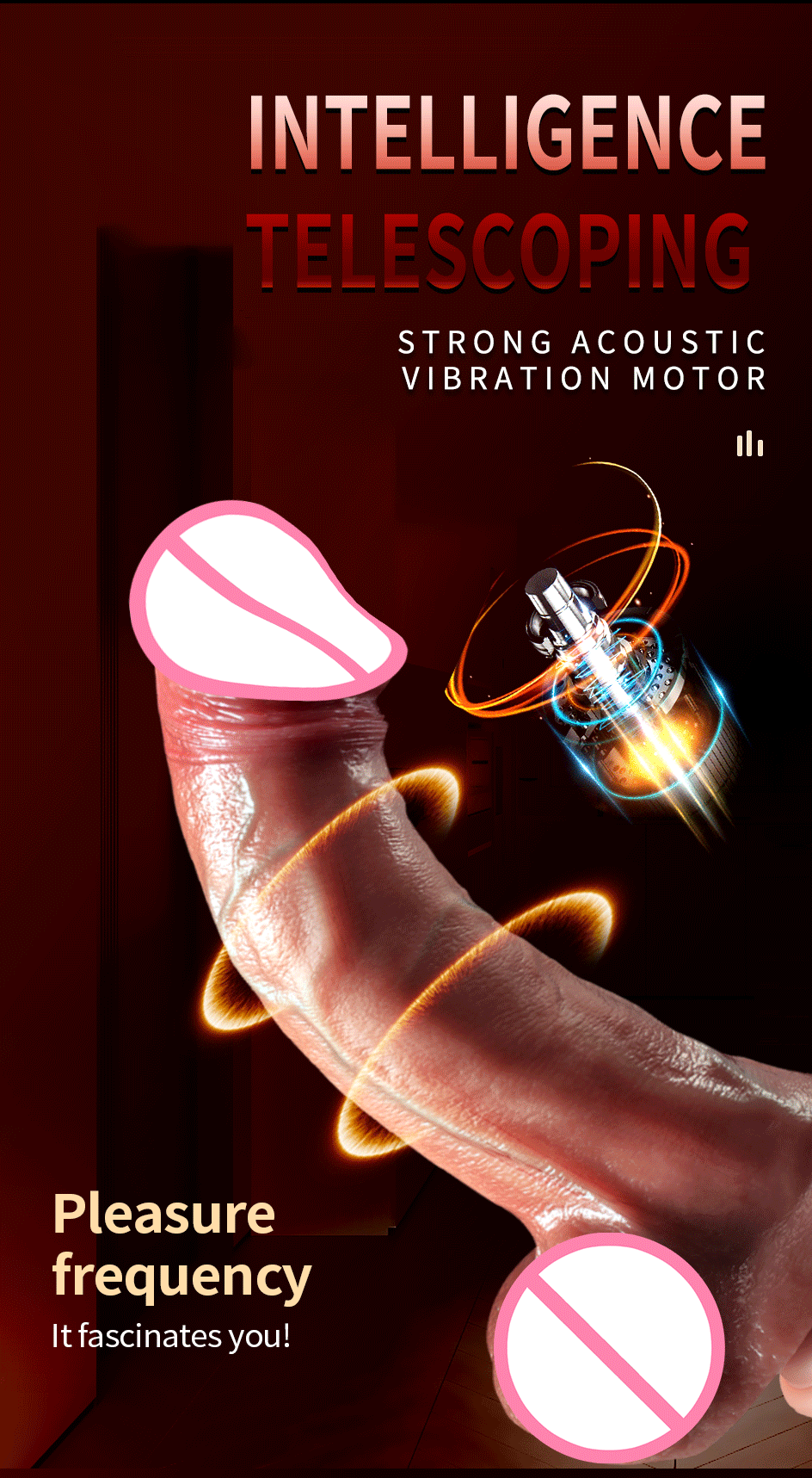 Realistic Vibration Dildo Telescopic Penis Anal Plug Vibration Female Suction Cup Masturbation Sexmachine Sex Toys For Women 18+