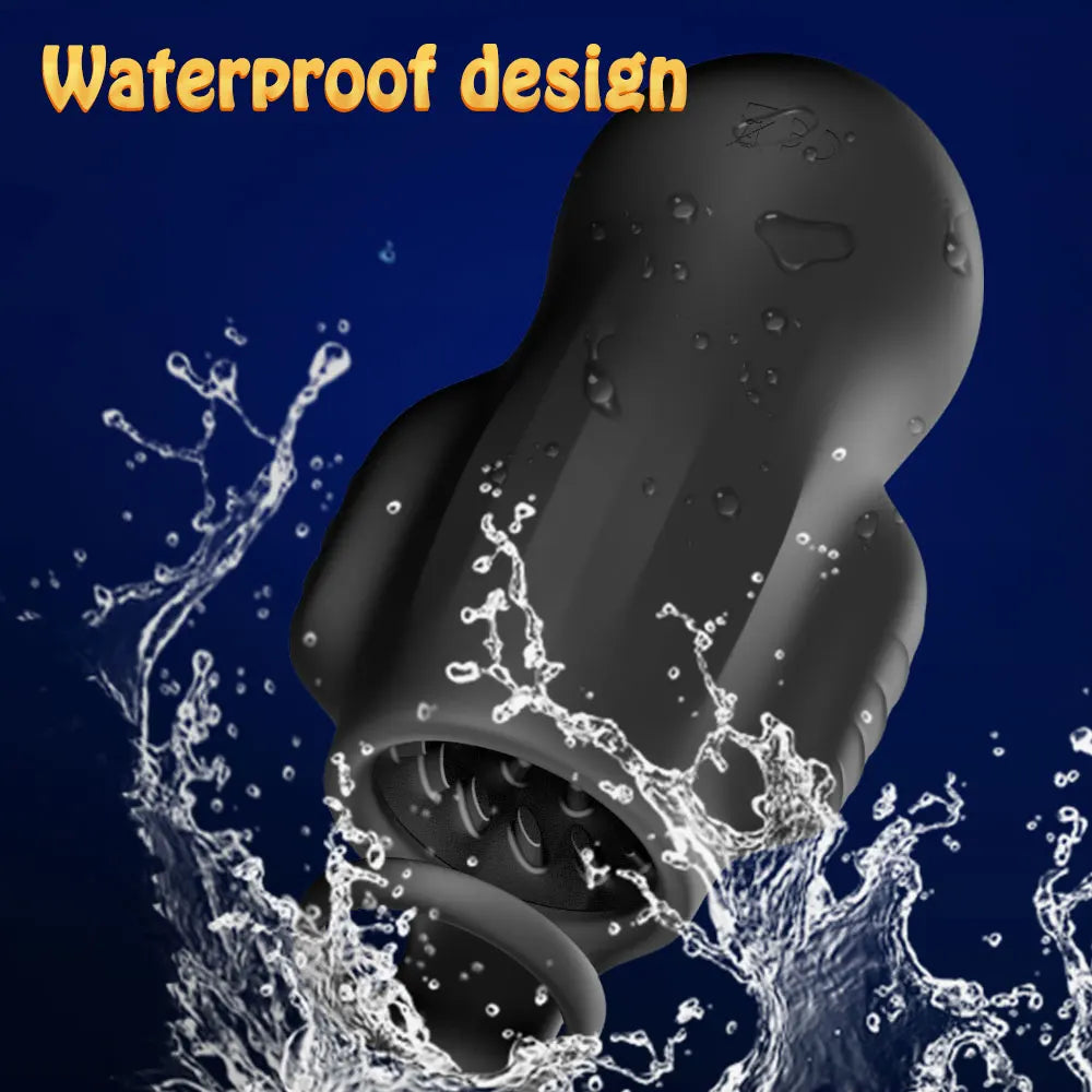 Sex Toys Male Masturbator Penis Vibrator 9 Vibrating & Licking Stroker with App Control 360° Wrapping Adult Sex Toy Sex Machine