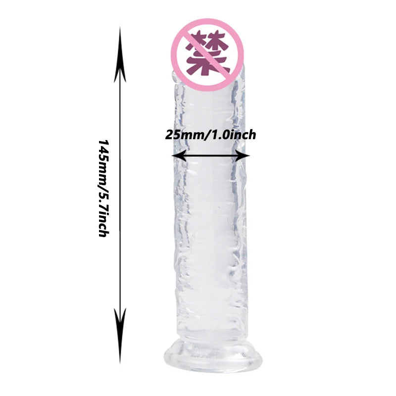 Realistic Dildos For Women Sex Toys Soft Silicone Powerful Suction Cup Curved Penis Vagina G-Spot Masturbators Goods For Adults