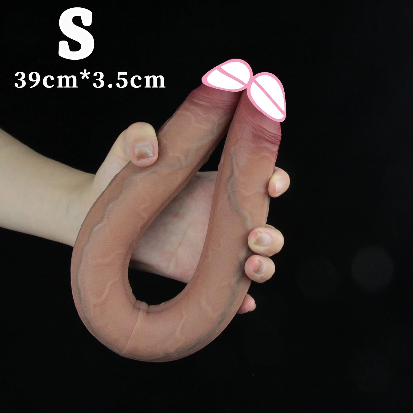 Realistic Long Dildos Double Head Dildo Anal Vaginal Stimulator Masturbator Sex Toy for Lesbian Couples Gay Men Adult Products