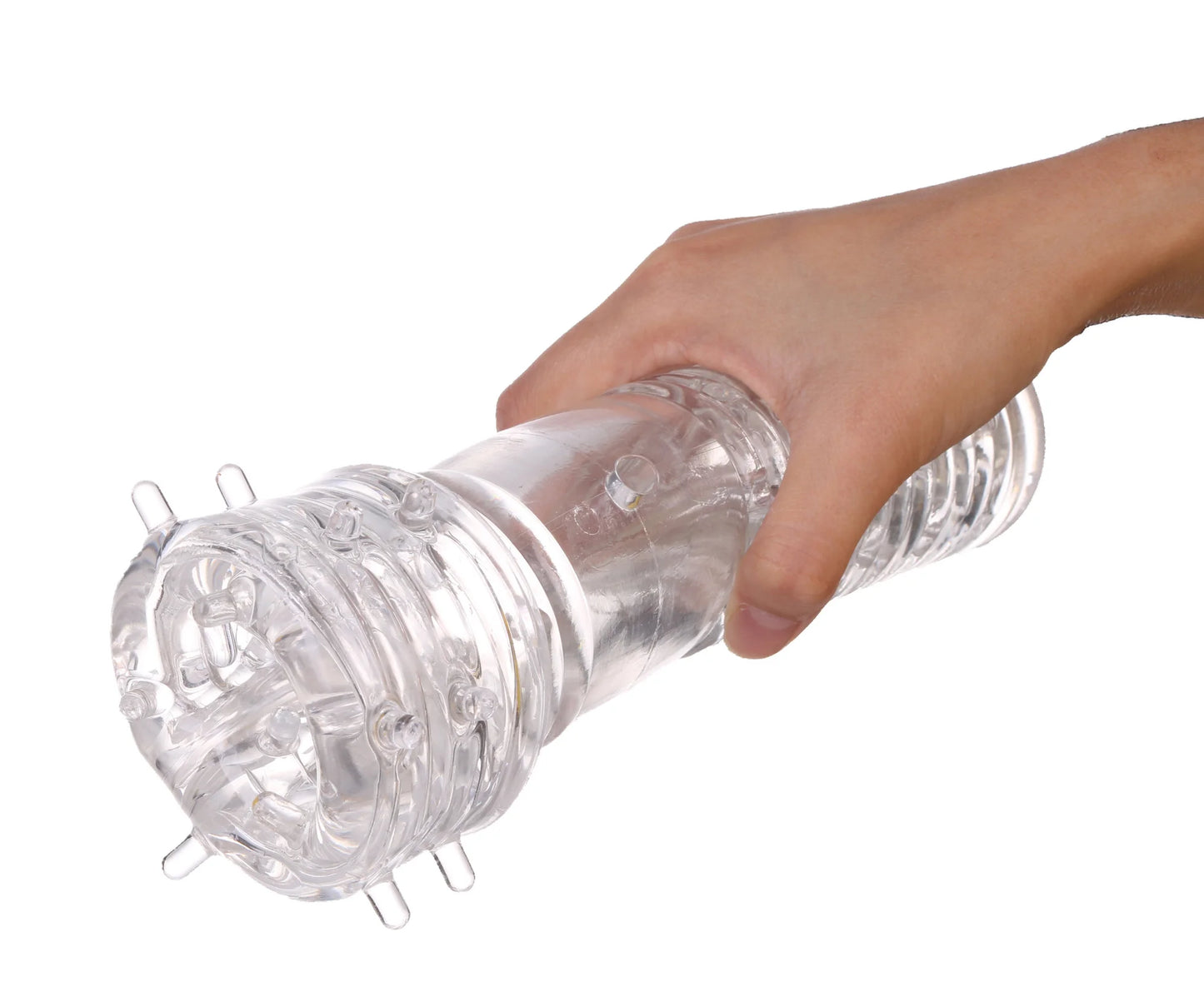 With 2 Vibrator Caps Male Gay Masturbator Men Penis Massager Delay Lasting Trainer Adult Sex Toy For Couple artificial vagina