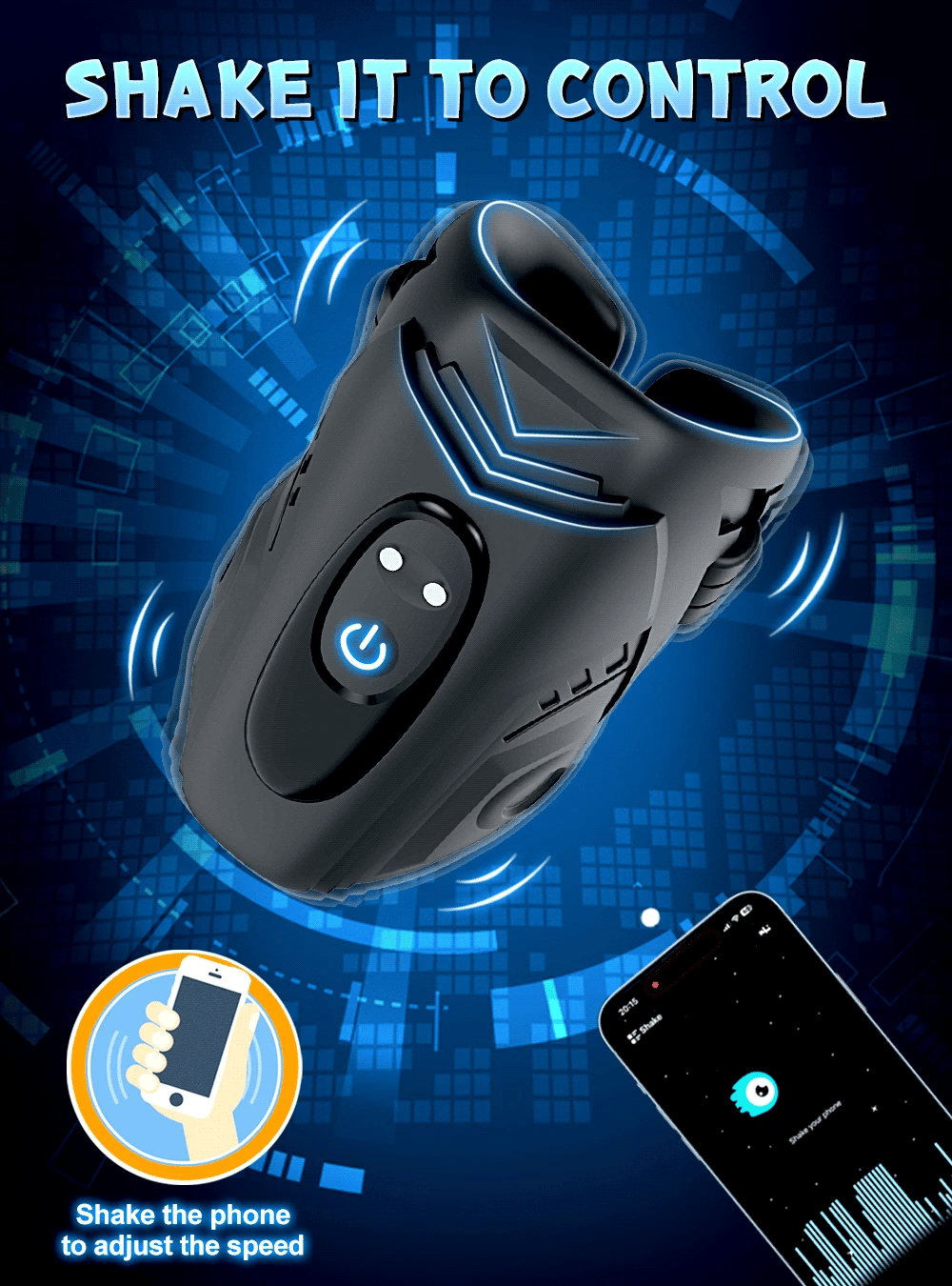 Penis Training Vibrator Tapping Stroker Stimulator Male Masturbator Erotic Toys Glans Trainer Vibration Penis Extender Toys