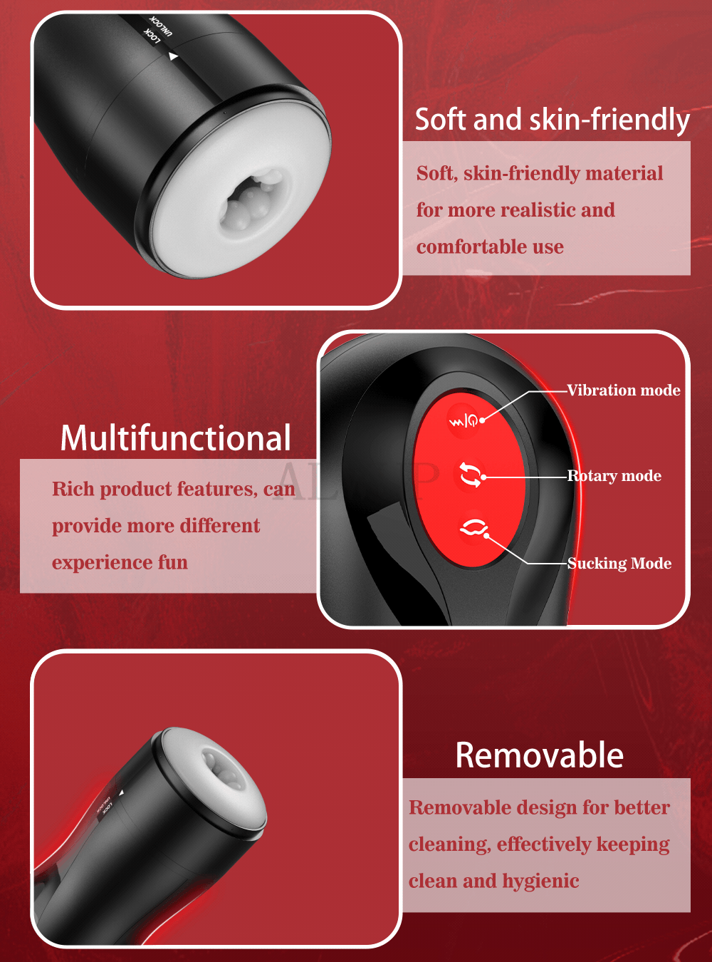 Sex Toys for Men Male Masturbator Penis Pump Sucking Vibrating Rotating Male Masturbators Cup Blowjob Pocket Pussy Sex Toy 18+