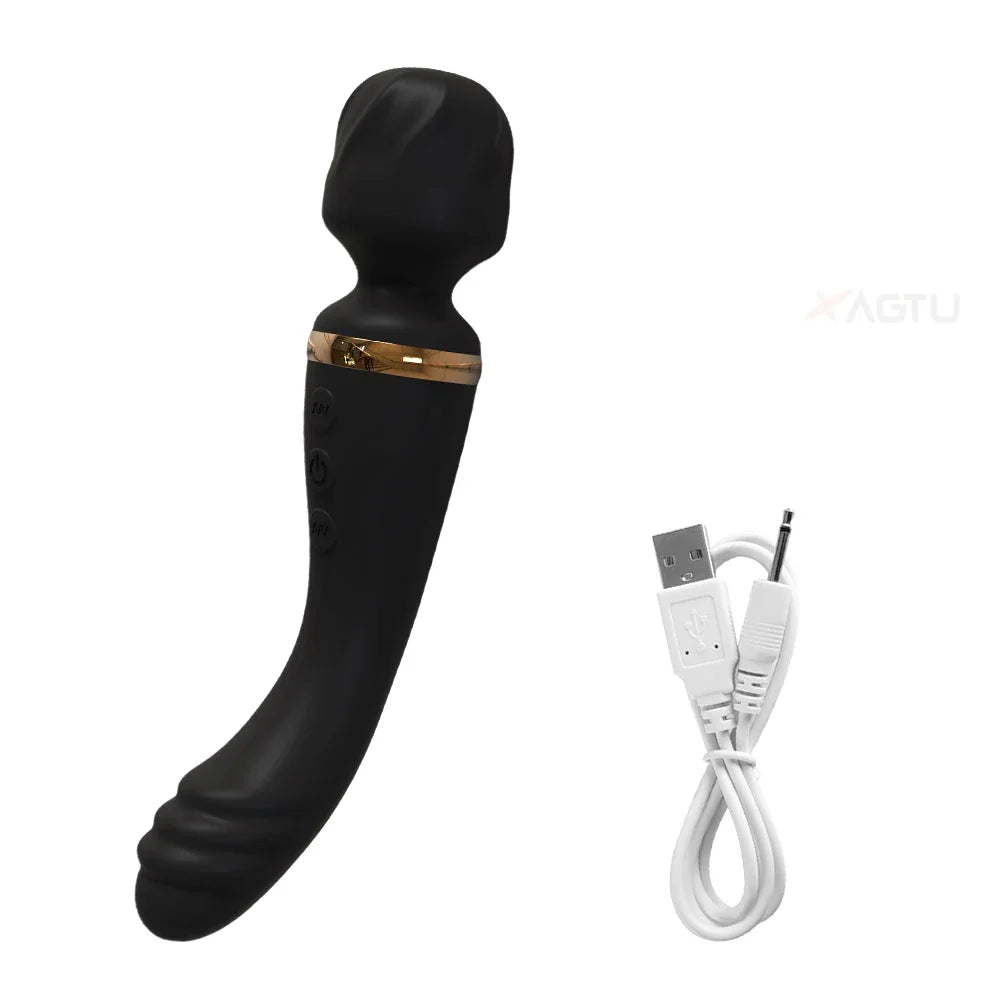 AV Magic Wand Massage G-spot Vibrator Clitoral Stimulator Female Masturbation Dildos Vibrator for Women Rechargeable