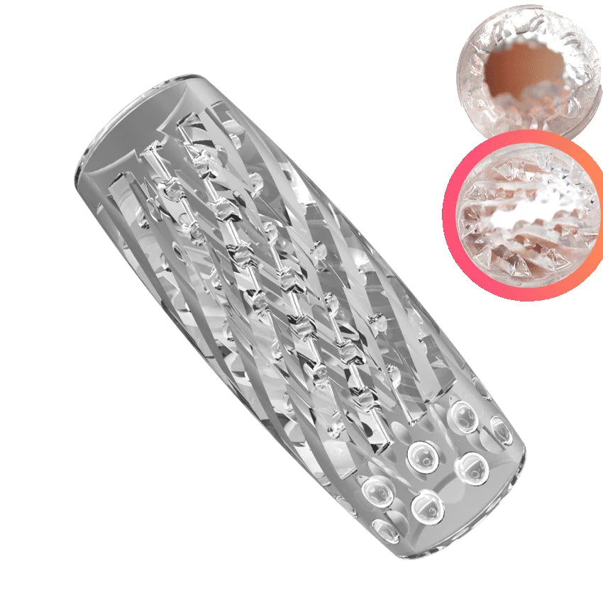 Male Masturbators Soft Pussy Sex Toys Real Vagina Adult Endurance Exercise Erotic Vacuum Pocket Masturbation Cup For Adult Men