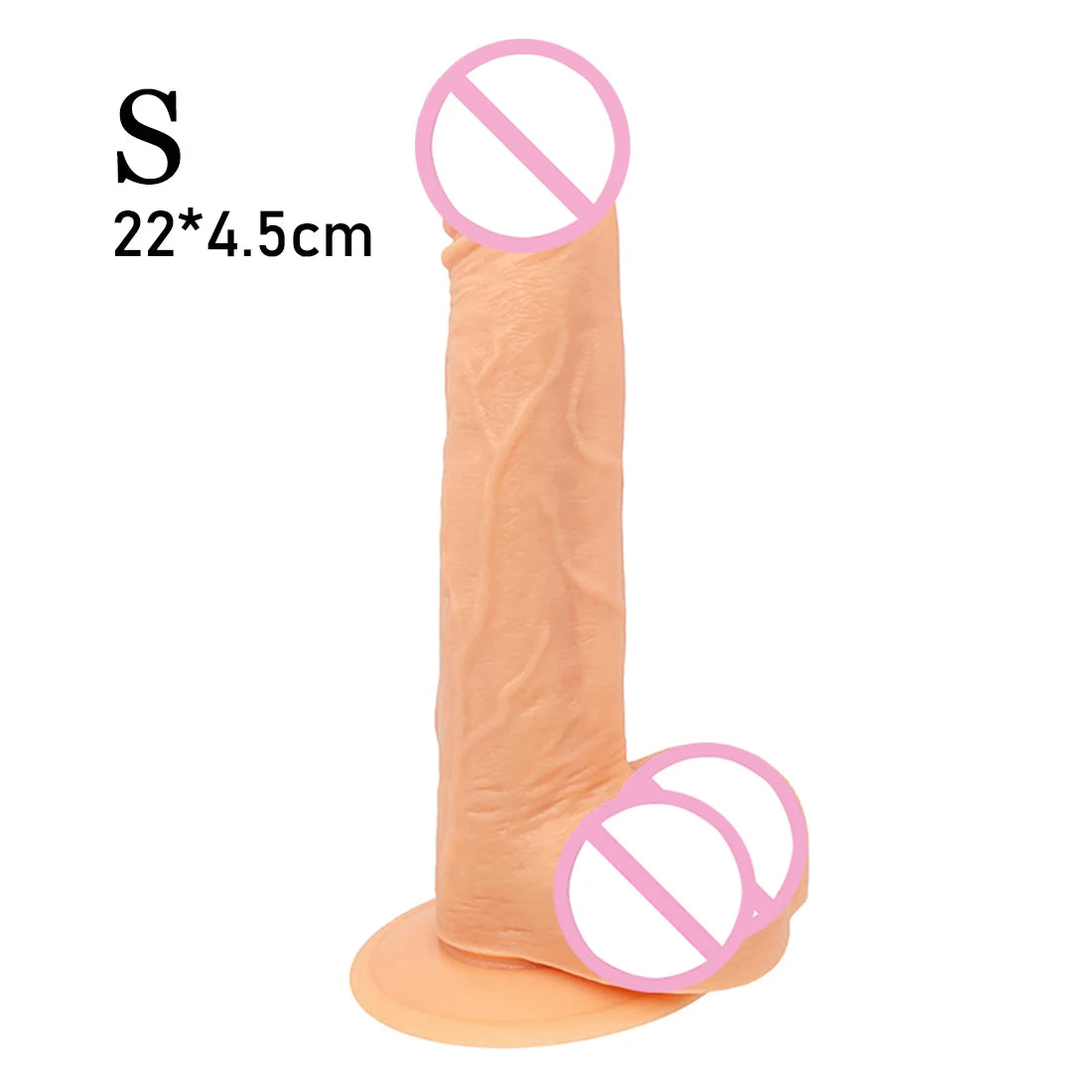 Oversized Realistic Dildos with Suction Cup Soft Skin Feeling Huge Penis Erotic Long Phallus Anal Plug Dick Sex Toys for Women