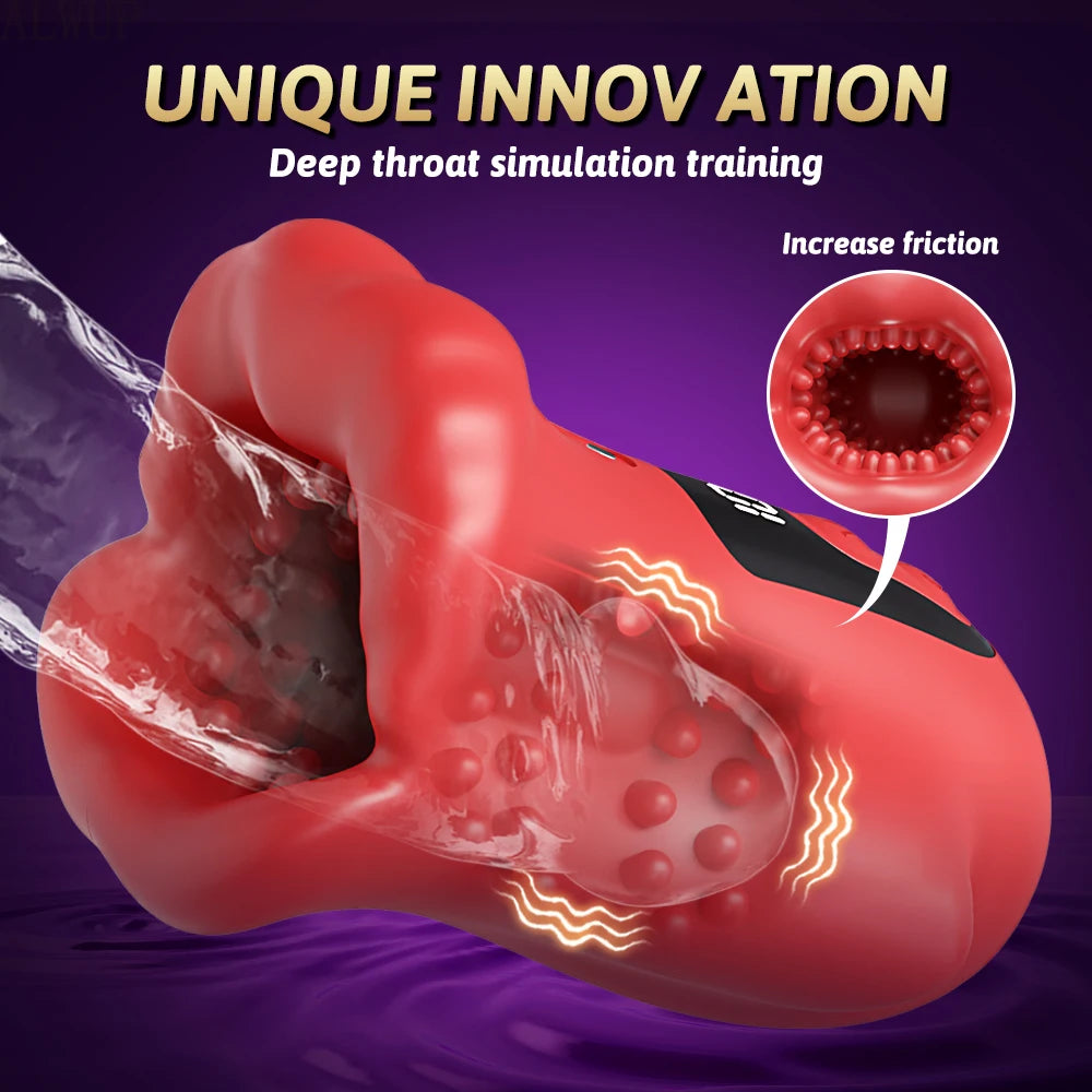 Male Sex Toy Masturbator Vibrator for Men Penis Training Delay Ejaculation Glans Training Penis Endurance Adult Products