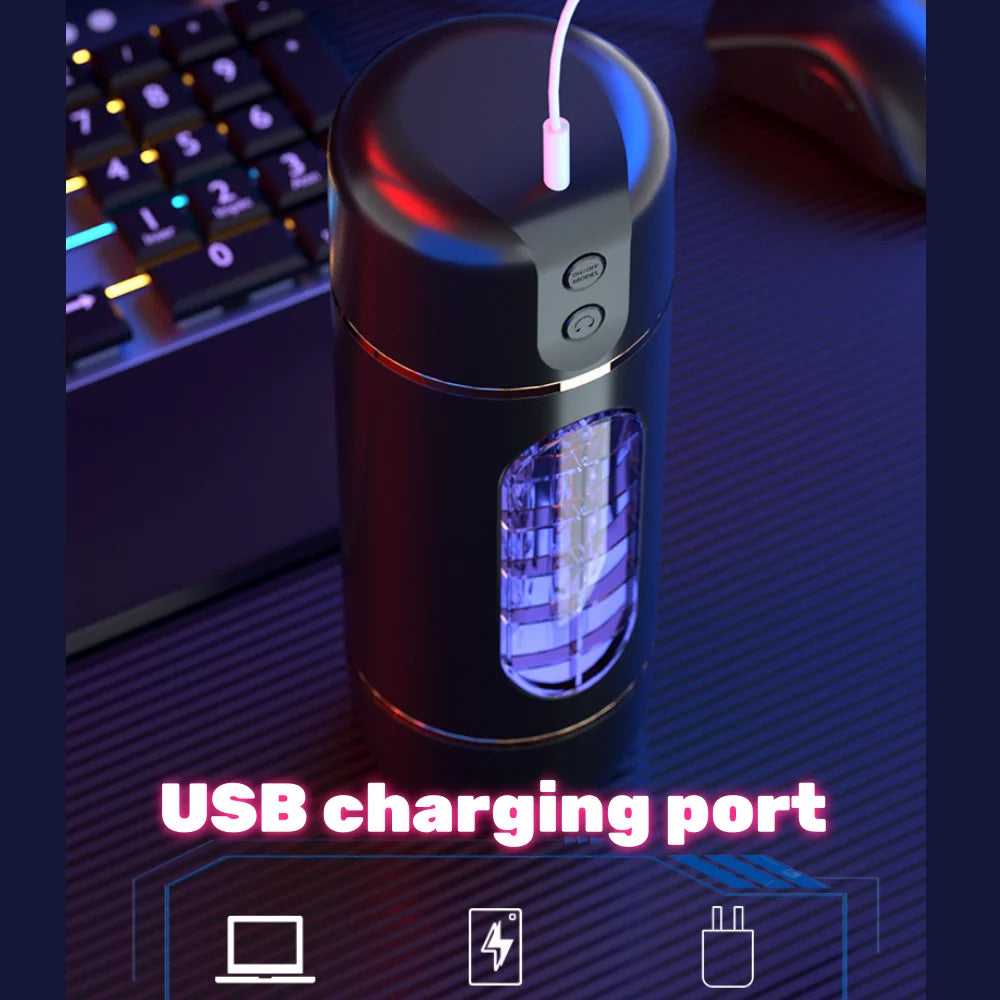 Electric Male Masturbator Cup Sex Toy for Men Blowjob Sex Machines Pocket Vagina Pussy Glans Trainner Adult Sex Toys for Men