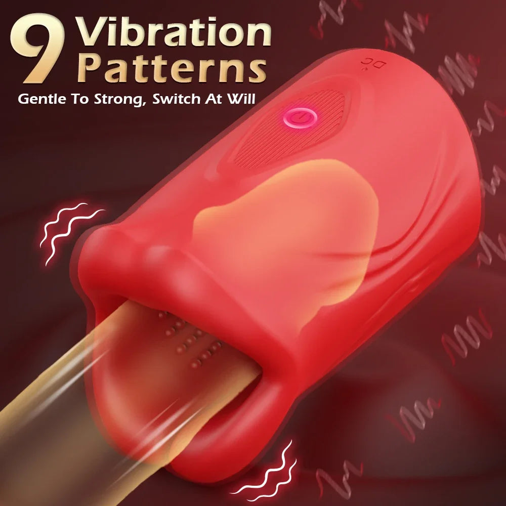 Penis Training Vibrator Tapping Stroker Stimulator Male Masturbator Erotic Toys Glans Trainer Vibration Penis Extender Toys