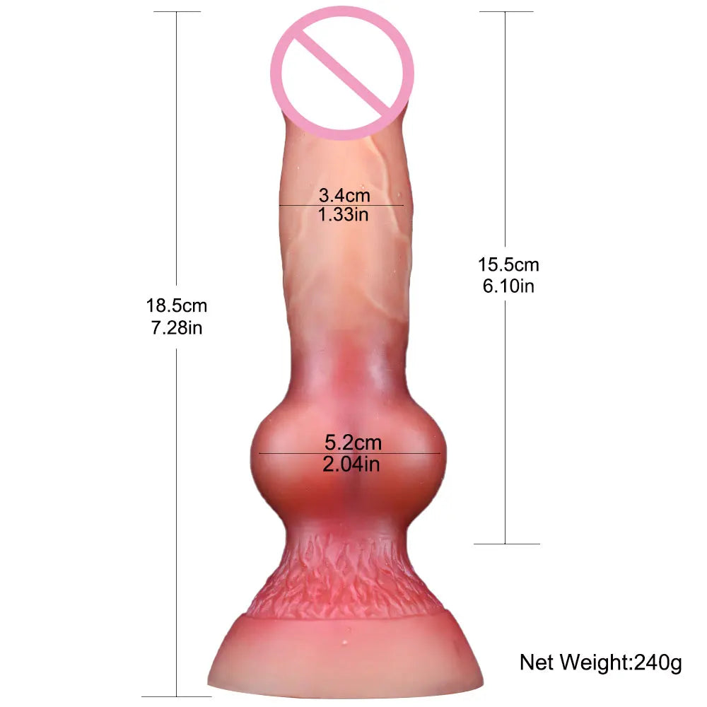 Animal Fox Dog Huge Dildos Anal Plug Realistic Dildo With Suction Cup Sex Toys for Women Men Penis Butt Plug Erotic Dick Shop