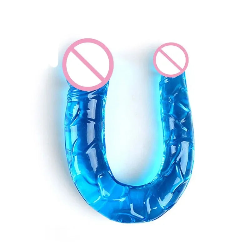 Big Realistic Long Double Dildos Silicone huge Penis Dick Anal dildo Butt Plug Adult masturbation Sex Toys For man Women/Lesbian