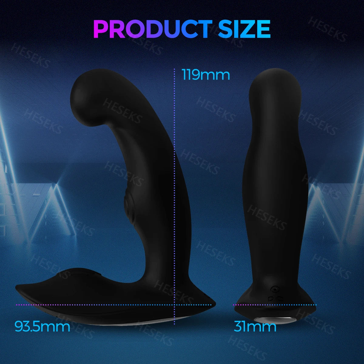 HESEKS Prostate Massager Vibrator Anal Plug Sex Toy for Men Dildo   Vibrating Butt Plug Male Masturbator Adult Goods Couples