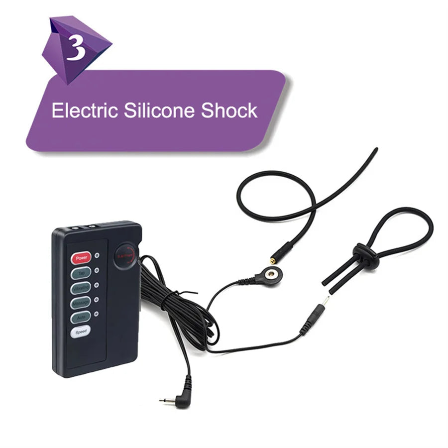 Male Masturbator Electro Shock Horse Eye Stick Medical Stimulator Adult Supply Sex Toys For Men Urethral Dilation Extender Plug