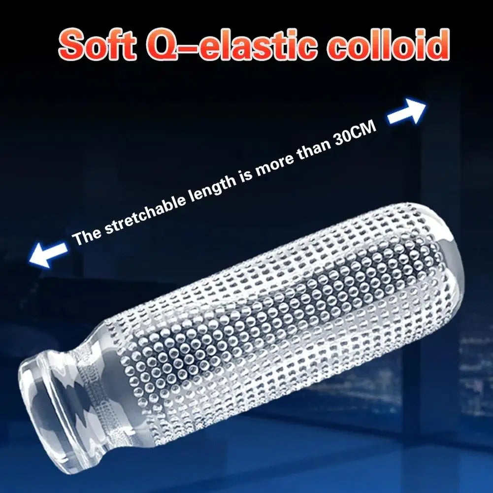Male Masturbator Sex Toy Transparent Manual Masturbation Cup Men Soft Male Exercise Penis Massage Sexy Pocket Pussy Blowjob Toy