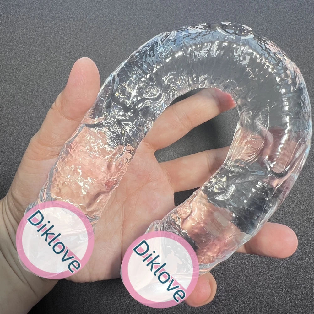 Double Dildo Realistic Penis Lesbian Couple Toys  double penetration Sex Toys for Woman Anal Vigina Adult Sex Products