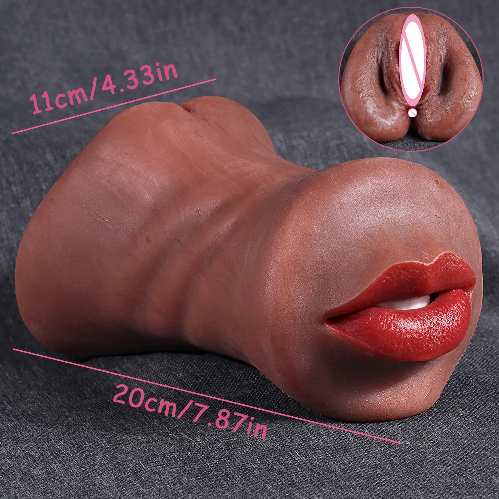 Sex Toys 3 In 1 For Adults Rubber Vagina Mastribution for Man Erotic Products Artificial Pussy Toy Male Masturbator Adult Goods