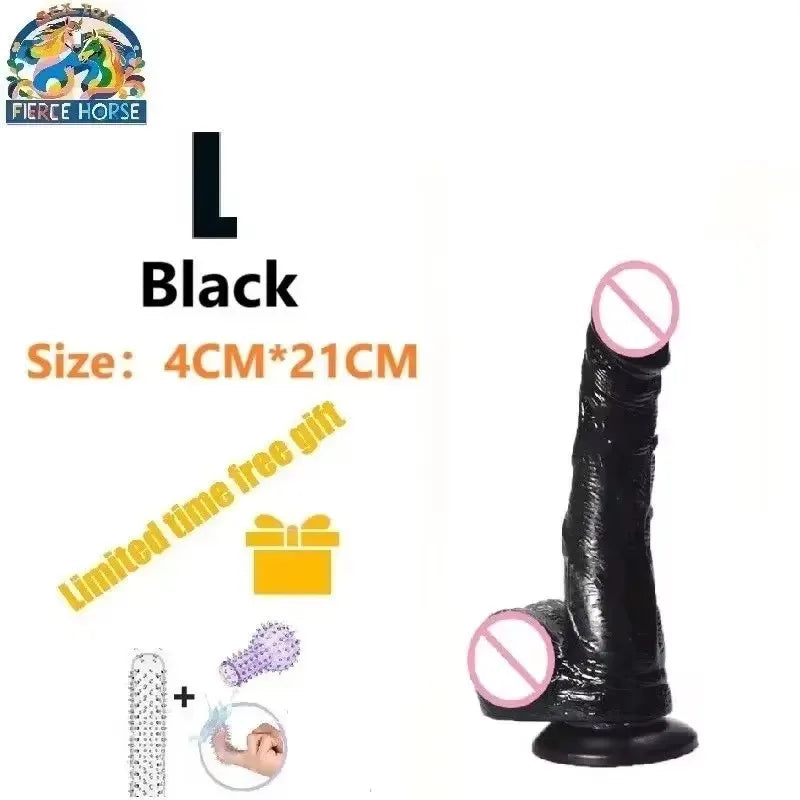 Realistic Dildo Sex toys for Woman Men Couples Silicone Penis  Masturbator Black Dildos Erotic Cock G Spot Clitoris Anal Sex Toy