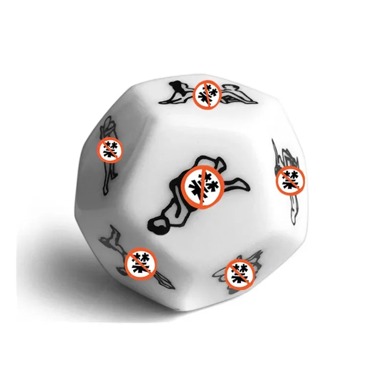 12 Sides Sex Toys for Couples Funny Sex Dice Adult Game Erotic Love Sexy Posture Foreplay Lovers Humour Game Toy Romantic Party