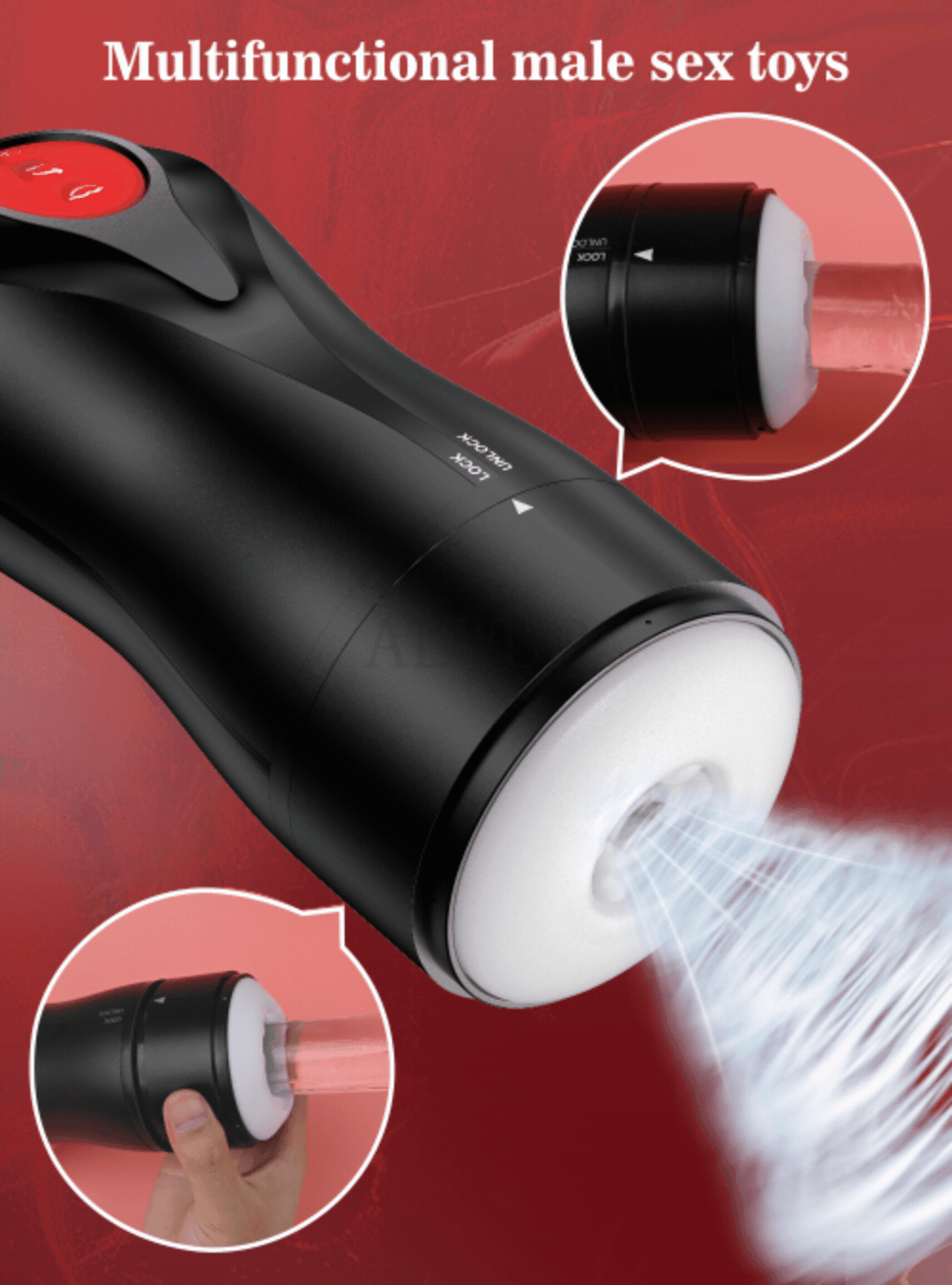 Sex Toys for Men Male Masturbator Penis Pump Sucking Vibrating Rotating Male Masturbators Cup Blowjob Pocket Pussy Sex Toy 18+