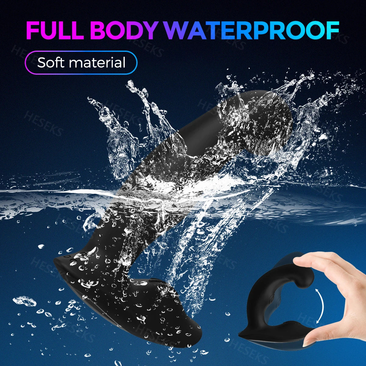 HESEKS Prostate Massager Vibrator Anal Plug Sex Toy for Men Dildo   Vibrating Butt Plug Male Masturbator Adult Goods Couples