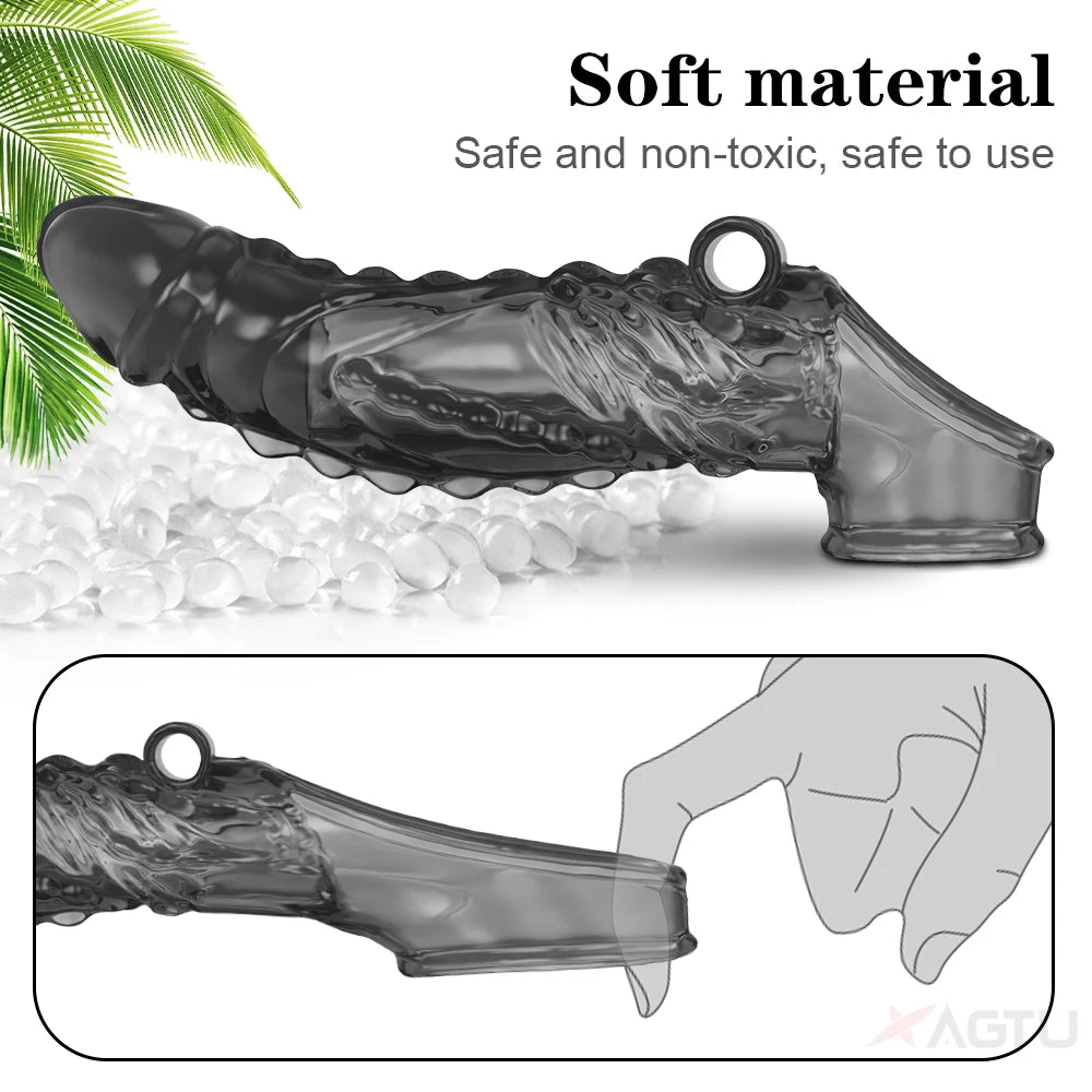 Double Penetration Vagina Vibrator Adult Toys Extensions Big Penis Vibrator Long Huge Dildos Double Anal Adult Erotica Products