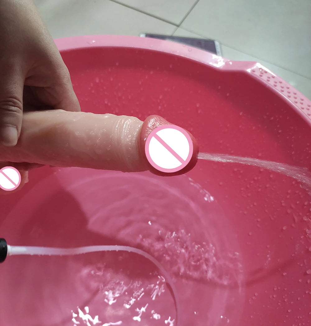 Squirting Ejaculating Dildo for Women Powerful Spray Water Silicone with Suction Cup Penis G-Spot Vagina Adult Sex Toys Big Dick